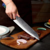 Coltello da chef di cucina Damasc