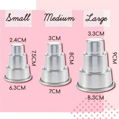 Mini tortiera a 3 piani-middle