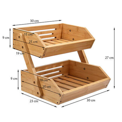 Cesto di frutta a due piani Fruito-middle